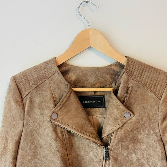 BCBGMaxAzria Brylee Faux Suede Fringe Jacket - Picture 3 of 11